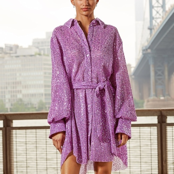 Stine Goya Isolde Dress in Orchid Size Small NWT - Picture 1 of 9